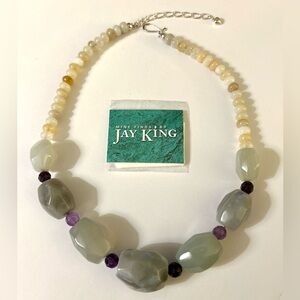 Multi Gemstone Jay King Necklace - NEW